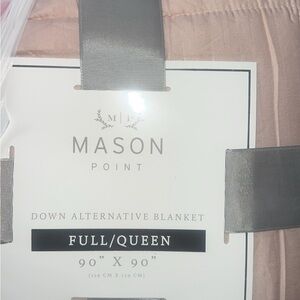 Tan Down Alternative Blanket